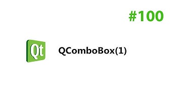 C++ Qt 100 - QComboBox(1)