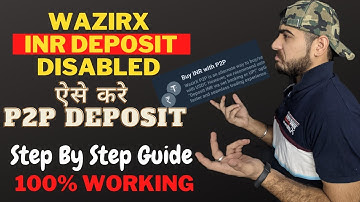 Wazirx INR Deposit Problem Solved | WazirX P2P Deposit Step By Step Guide | Wazirx Mobikwik Disabled
