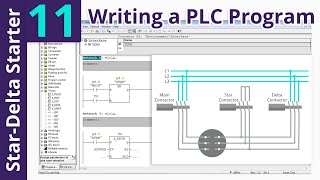 Star-Delta Starter PLC Program and Wiring _ Part 11 screenshot 5