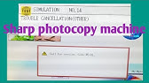 How To Clear H5 01 Error Trouble Code On Sharp Copier Youtube How To Clear H5 01 Error Trouble Code On Sharp Copier Youtube