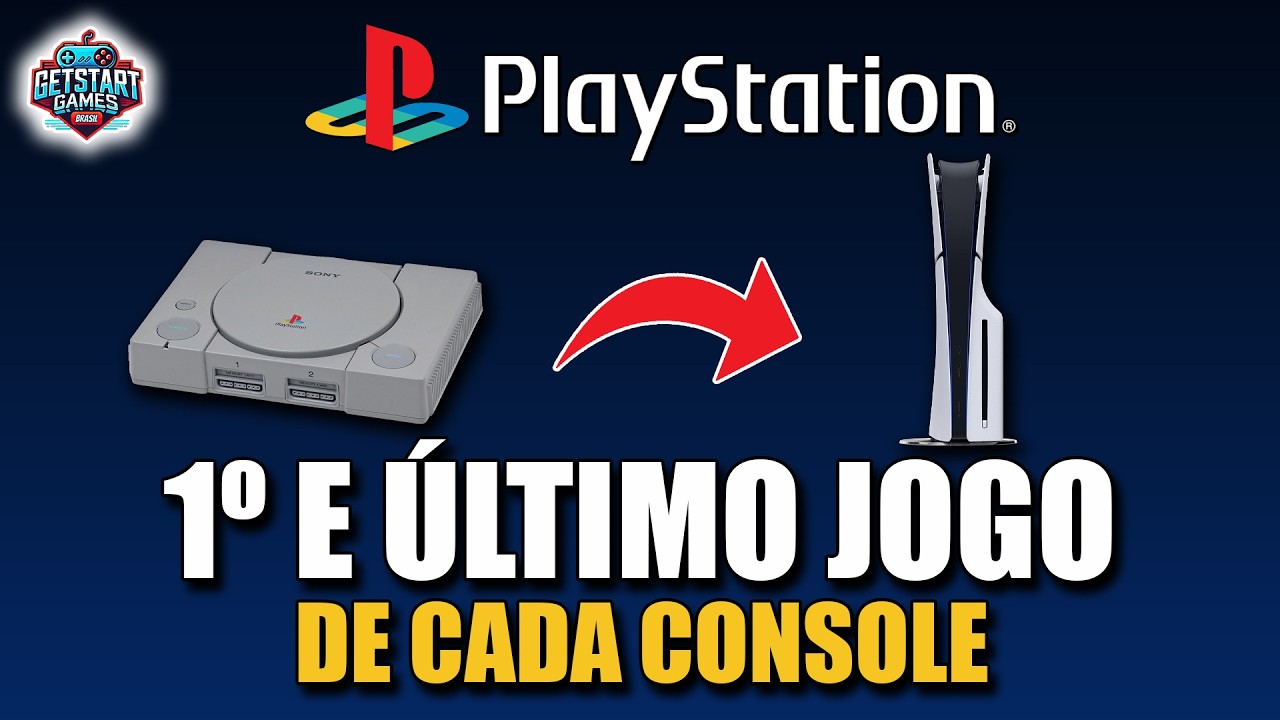 PLAYSTATION: O Primeiro e Último Jogo de Cada Console!