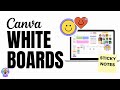 NEW in Canva : WHITEBOARDS!