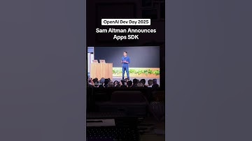 Sam Altman Announces ChatGPT Apps SDK | #OpenAIDevDay