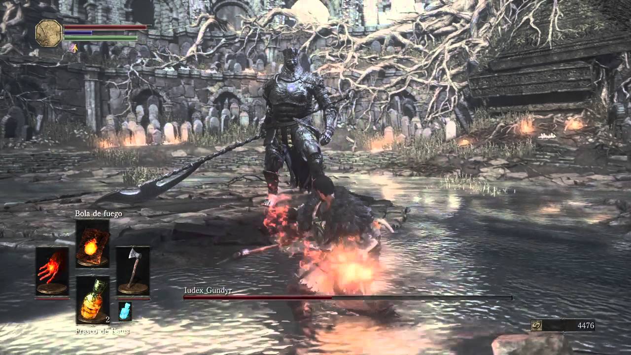 DARK SOULS™ III first boss pyromancer