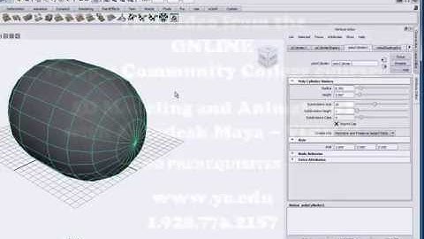 Maya Course I Ch 02 V 02 The Attribute Editor