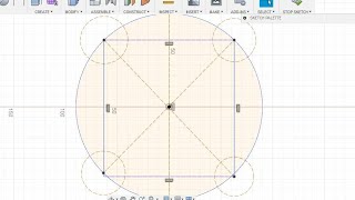 How to make construction line in  Fusion 360 | fusion 360 Tutorial |