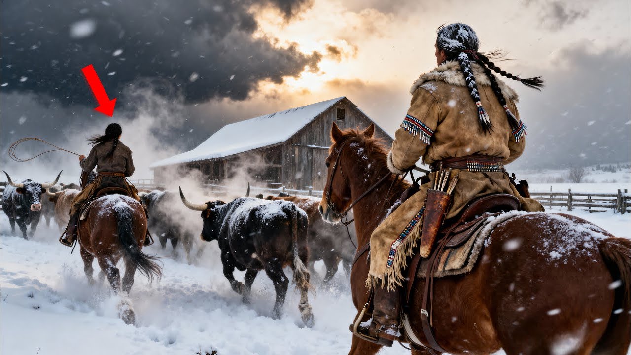 She Saved His Cattle in the Storm — Rich Cherokee Warrior Thought She Was a Miracle