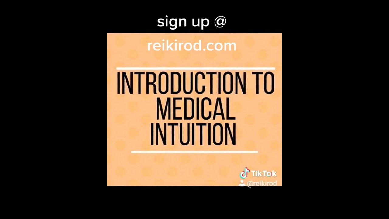 Introduction to medical intuitive