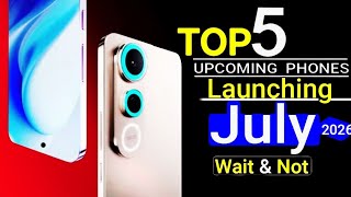 Top 5 UpComing Mobile Phones July 2026! Price, Specs & Launch Date in India