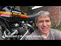 How i made a stainless Steel exhaust for a Kawasaki Z1R Turbo