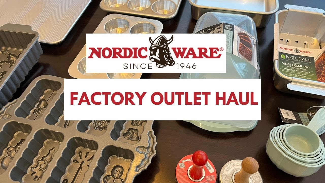 Outlet Ware Minnesota Nordic Ware Factory Outlet Haul | Amazing Bake Ware Finds ...