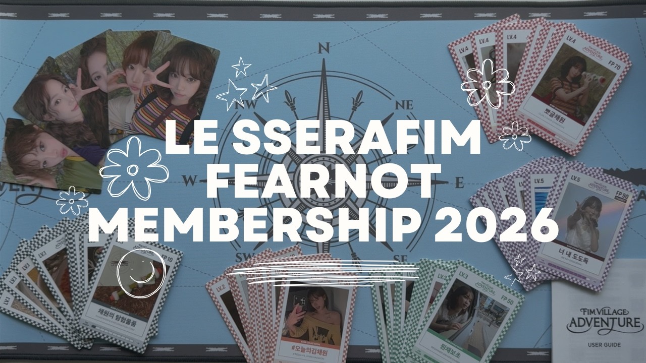 LE SSERAFIM FEARNOT MEMBERSHIP 2026 UNBOXING + GAMEPLAY - YouTube