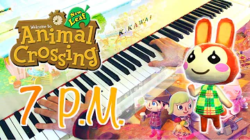 7PM (ANIMAL CROSSING: New Leaf) ~ Piano cover w/ Sheet music!