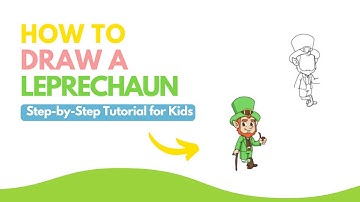 🍀 How to Draw a Leprechaun – Step-by-Step Drawing Tutorial for Kids! 🍀