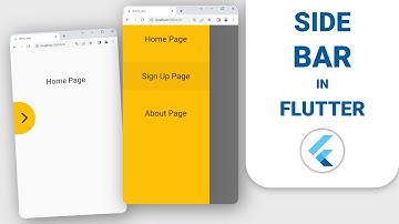 How to make a Side Bar in Flutter - Drawer Widget Tutorial