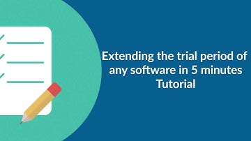 How to extend the trial period of any software in 5 minutes - 2019 latest trick