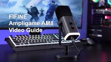 [Tutorial] How to Connect, Use and Setup the FIFINE Ampligame USB/XLR Mic AM8 on Windows, Mac, PS4/5