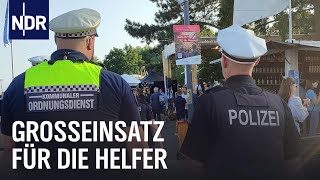 Kieler Woche: Unterwegs mit Sanitäts- und Ordnungsdienst | Die Nordreportage | NDR Doku