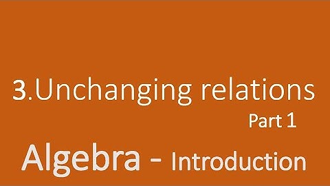 Unchanging relations 1 SCERT Page 39  Algebra  Std 7 Maths 