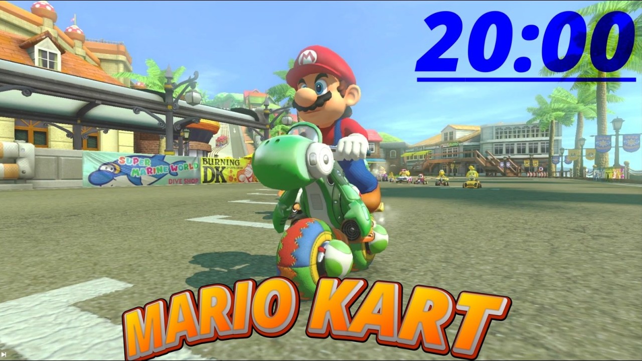 Timer In Mario 20 Minute Timer | Mario Kart | Mario Racing | Countdown π - YouTube