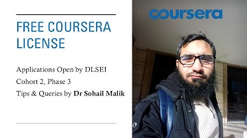 DLSEI 3.0 COHORT 2 | Get Free Coursera Access for 6 Months | Dr. Sohail Malik Explains How!