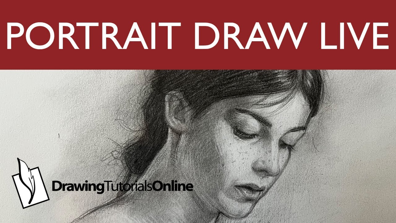Portrait Drawing Live Session - YouTube