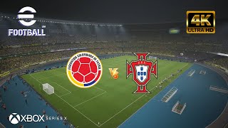 eFootball 2024 - Colombia vs Portugal | Nueva jugabilidad | NEXT GEN XBOX SERIES X [4K 60FPS]