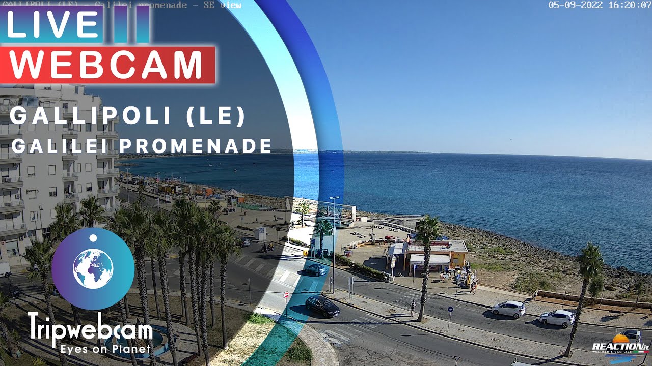 Gallipoli Live Webcam - Lungomare Galilei