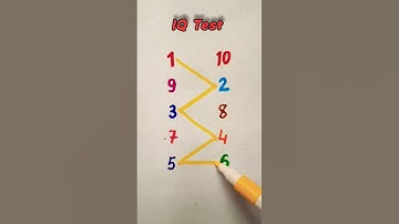 Draw a checkered path with numbers 1 to 10.