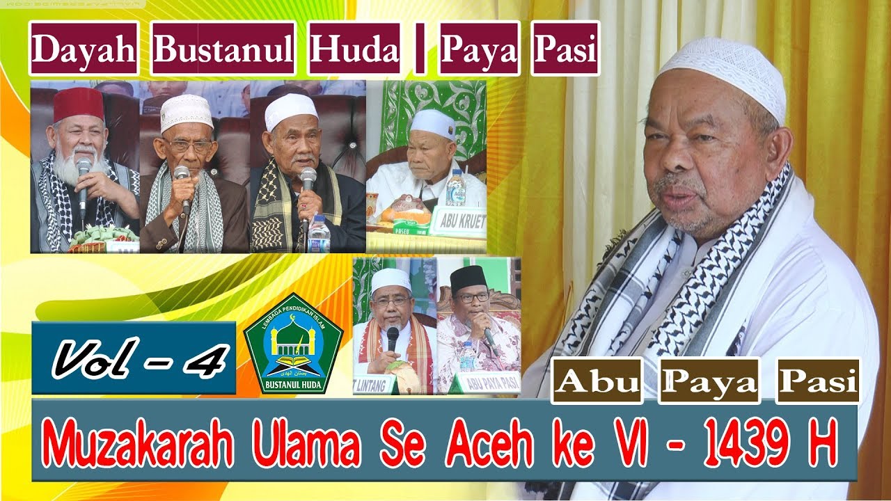 Muzakarah ulama Se Aceh Vol 4 Full  I Dayah Bustanul Huda I HD Quality