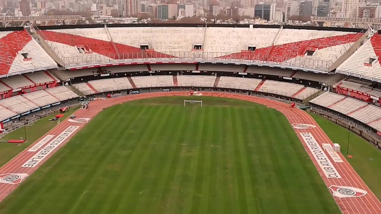 Panorámica del estadio Monumental de River Plate desde el tablero ...