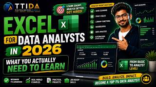Don't Learn All of Excel! Learn These Skills for Data Analysis | TTIDA