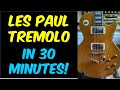 Add Tremolo to Les Paul Style Guitar in 30 Minutes | Step by Step Les Trem ii Installation