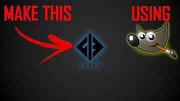 Make a LOGO WALLPAPER using GIMP! (Tutorial)