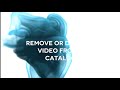 Remove or delete a video in fast video cataloger