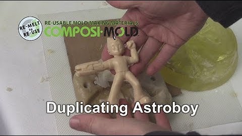 Make your own Super Hero Action Figure. Astroboy 2 Part Mold, ImPRESSive Putty and ComposiMold