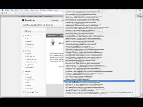 How to create an Apple TV provisioning profile for development in xcode