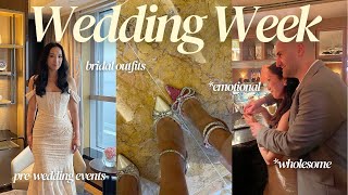 WEDDING WEEK VLOG | Welcome Parties, Bridal Survival Kit, Writing My Vows, Suite Tour, etc. ‍♀