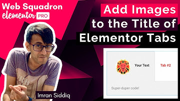 Elementor - Add Images to the Titles of Tabs with No Plugin