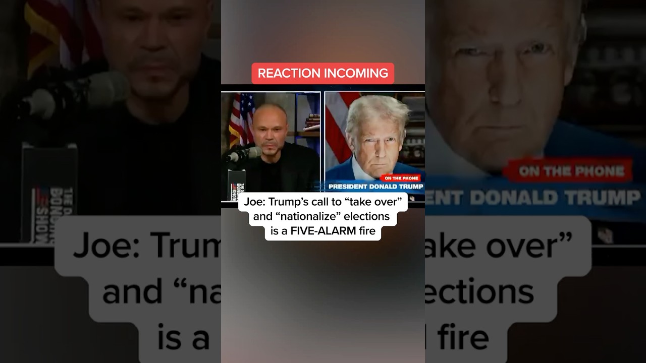 Joe: Trump’s call to “take over” and “nationalize” elections is a FIVE-ALARM fire