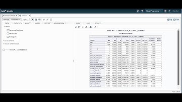 Custom Task for SAS In-Memory Statistics