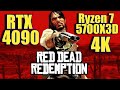 Red Dead Redemption RTX 4090 & Ryzen 7 5700X3D | 4K & DLSS/DLAA/Framegeneration | FRAME-RATE TEST