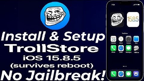 How to Install Trollstore iOS 15.8.5 | Survives Reboot | iOS 15.8.5 Trollstore | Full Guide
