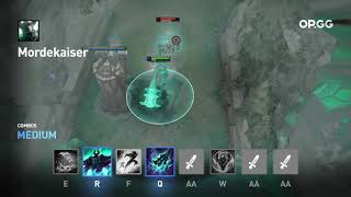Mordekaiser Tower + Flash + R