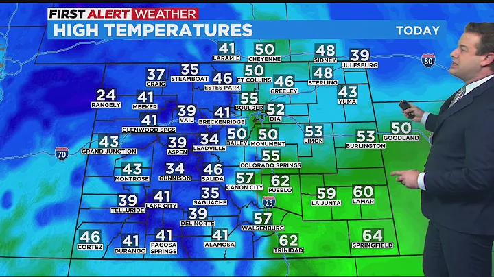 Warmest day in a couple of weeks for many areas