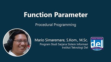 Function Parameter | Pemrograman Prosedural | Bahasa Indonesia