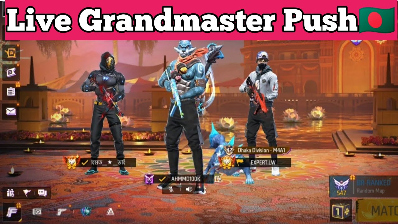 Ahmmad Gaming is live Grandmaster Push live - YouTube