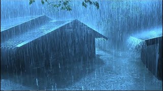 🔴 Rain and Thunder Sounds 24/7 - Dark Screen | Thunderstorm for Sleeping - Pure Relaxing Vibes