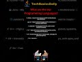 🚀 Top Programming Languages: Python, Java, JavaScript, C++, C#, Go & Rust 💻 @tech_basics_daily_