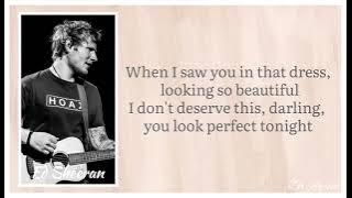 Ed Sheeren - Perfect   (Lyrics)